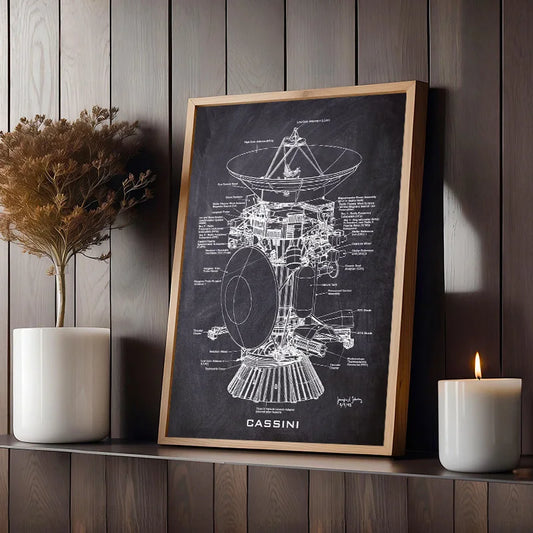 Space Shuttle Blueprint Collection - Canvas & Curio