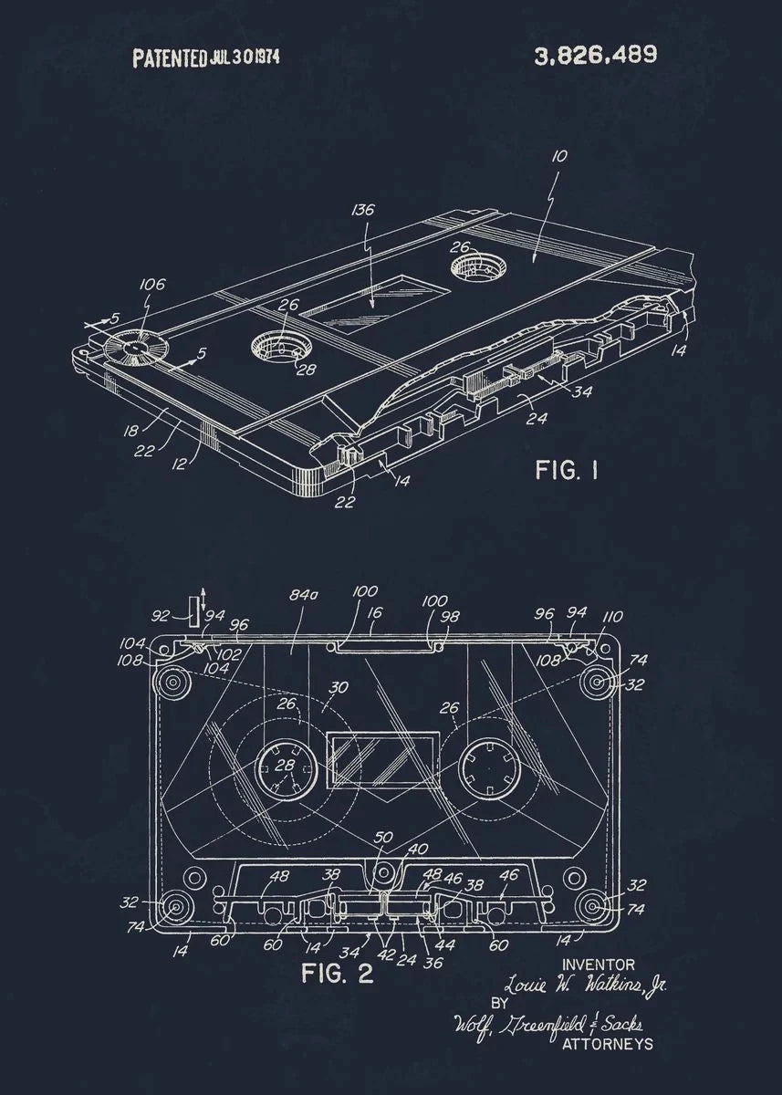 Musical Blueprint Collection - Canvas & Curio