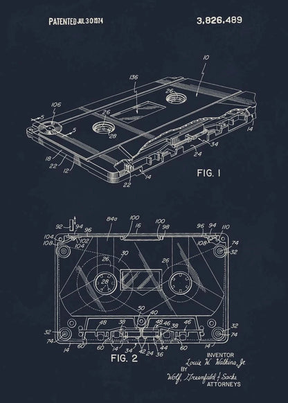 Musical Blueprint Collection - Canvas & Curio