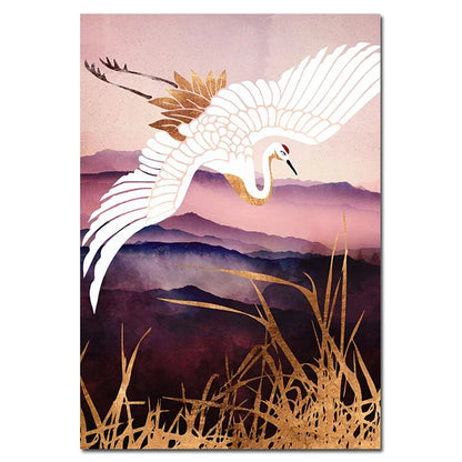 Crane & Sun Collection - Canvas & Curio