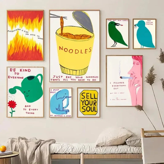 David Shrigley: Nordic Whimsy Collection - Canvas & Curio Canvas & Curio