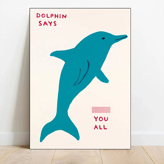 David Shrigley: Ocean Animals Collection - Canvas & Curio Canvas & Curio