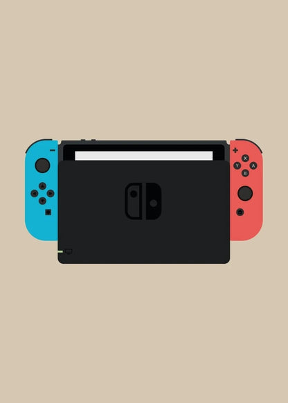 Retro Gaming Controllers Collection - Canvas & Curio