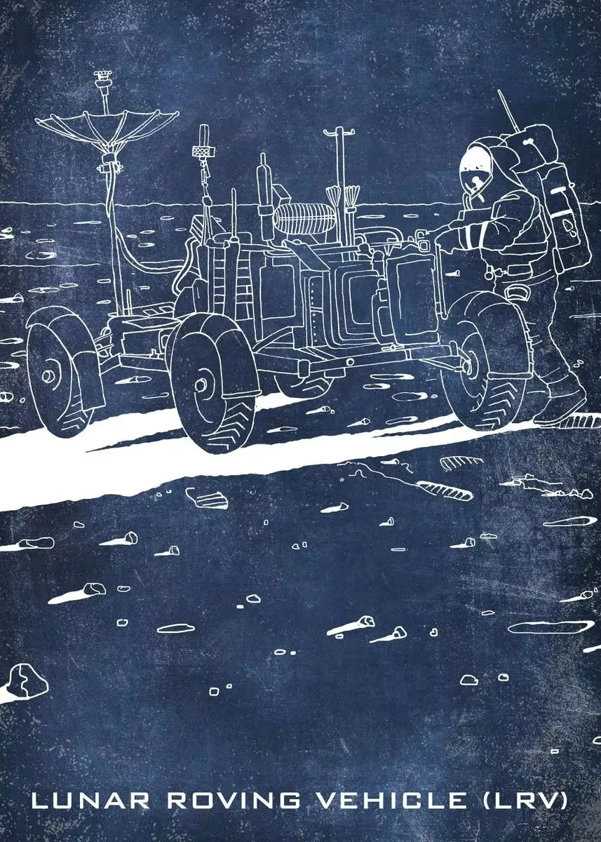 Space Shuttle Blueprint Collection - Canvas & Curio