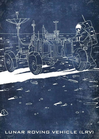Space Shuttle Blueprint Collection - Canvas & Curio