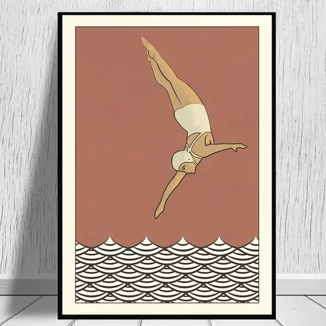 Surfing Beach Collection - Canvas & Curio