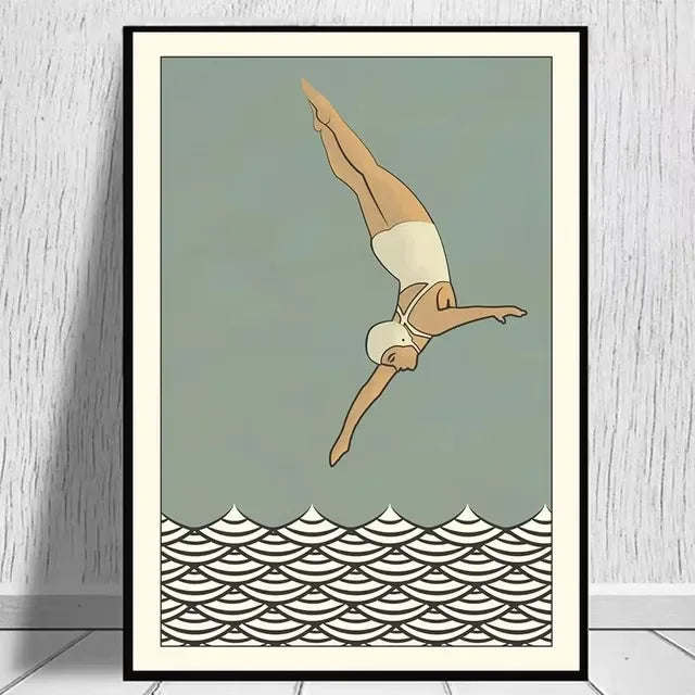 Surfing Beach Collection - Canvas & Curio