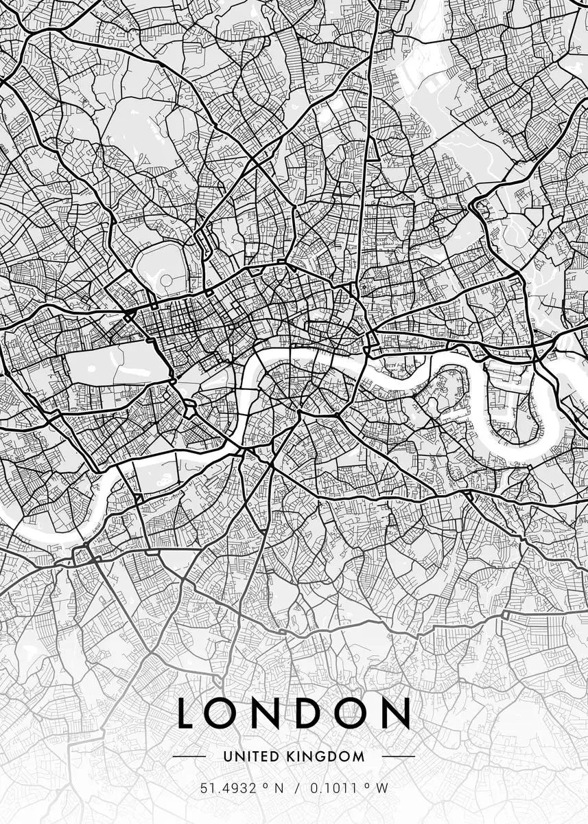 Timeless City Maps Collection - Canvas & Curio