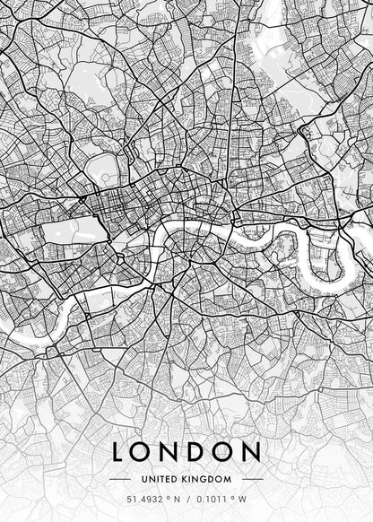 Timeless City Maps Collection - Canvas & Curio