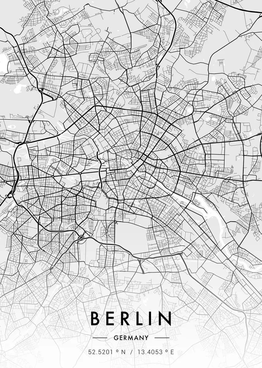 Timeless City Maps Collection - Canvas & Curio