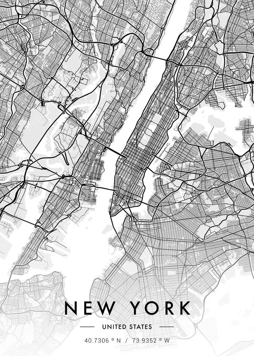 Timeless City Maps Collection - Canvas & Curio