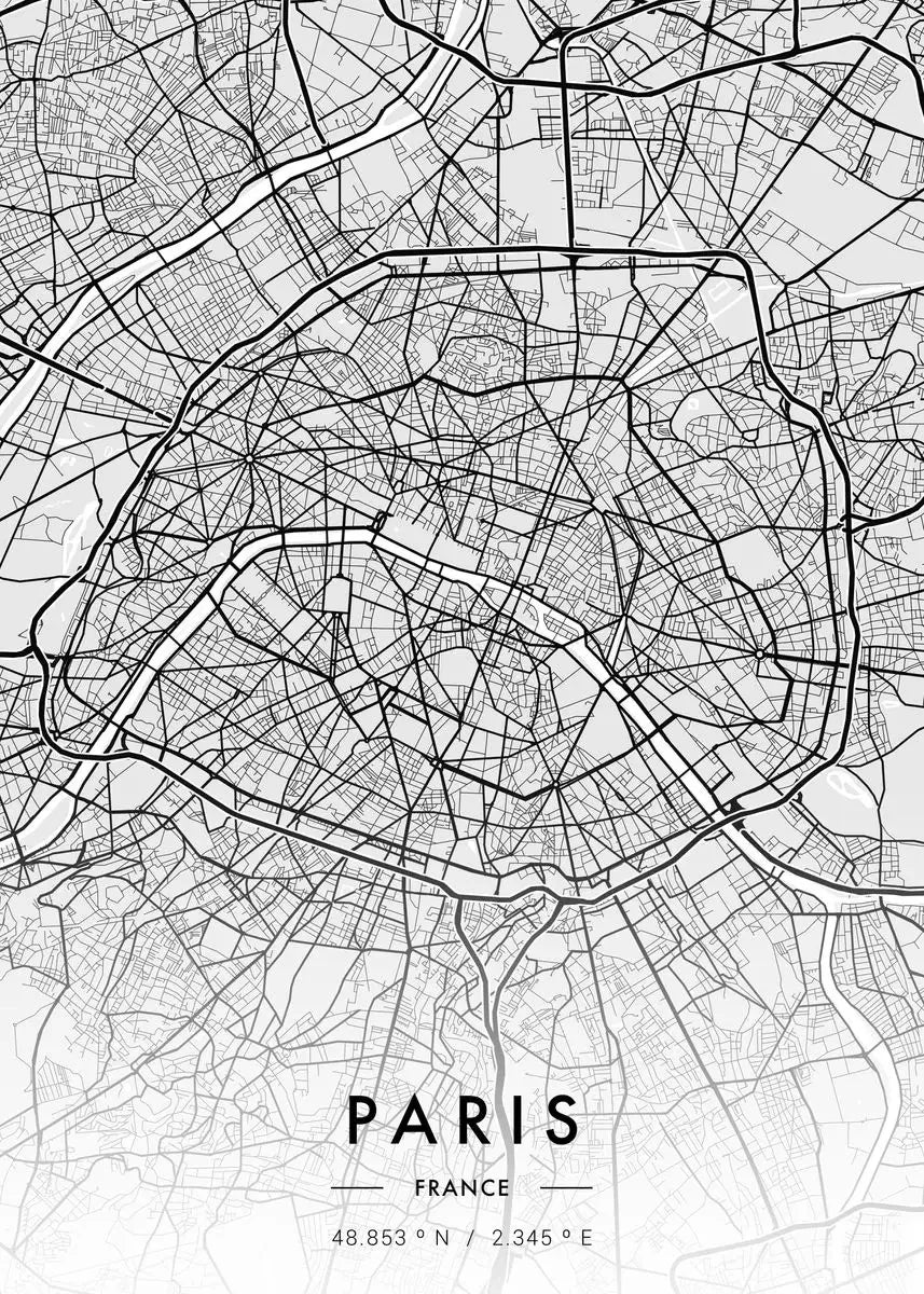 Timeless City Maps Collection - Canvas & Curio