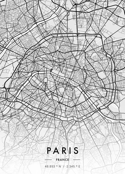 Timeless City Maps Collection - Canvas & Curio