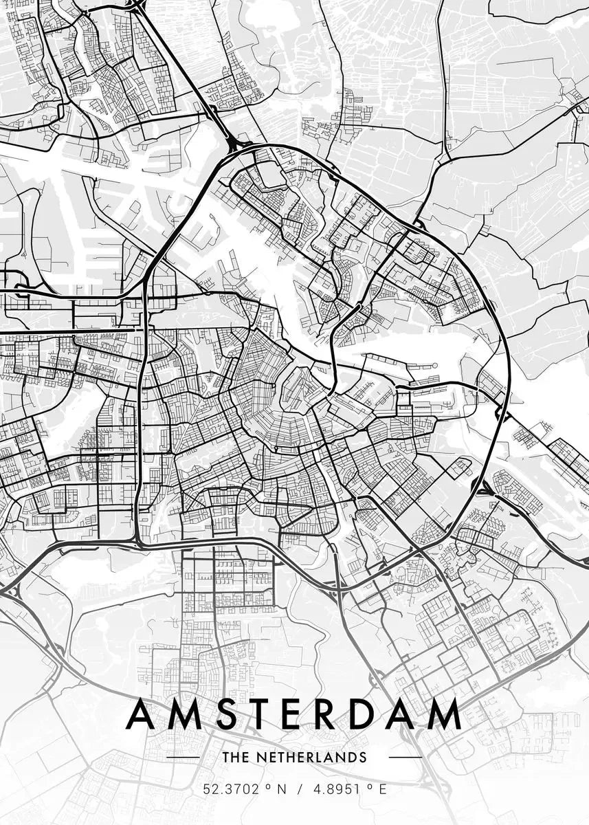 Timeless City Maps Collection - Canvas & Curio