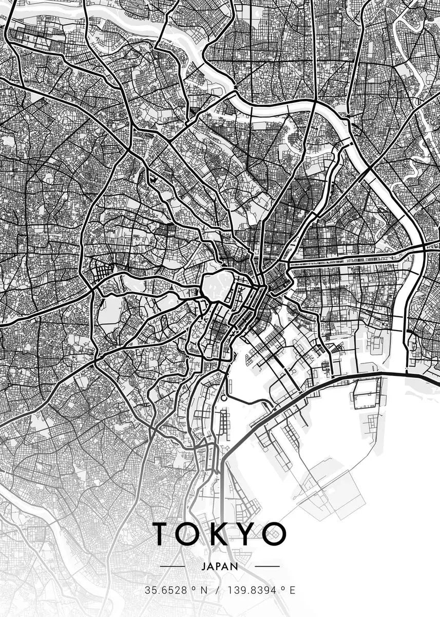 Timeless City Maps Collection - Canvas & Curio