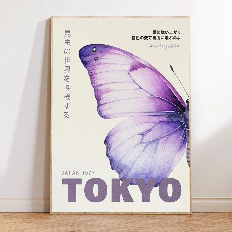 Tokyo Butterfly Collection - Canvas & Curio