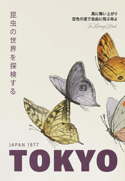Tokyo Butterfly Collection - Canvas & Curio