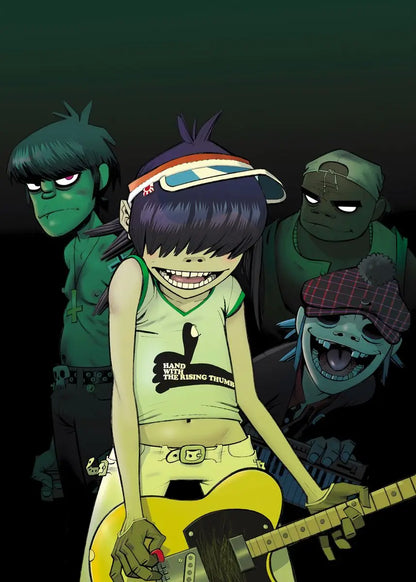 Gorillaz Anime Collection - Canvas & Curio