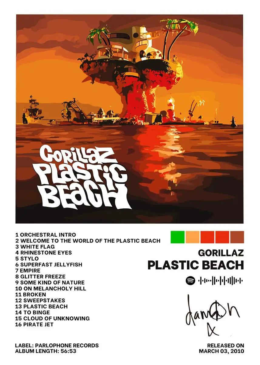 Gorillaz Anime Collection - Canvas & Curio