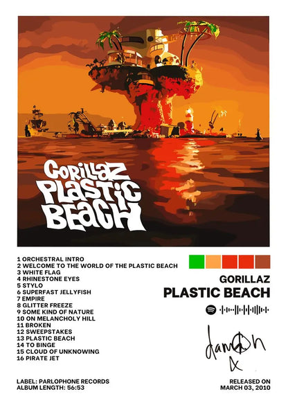 Gorillaz Anime Collection - Canvas & Curio