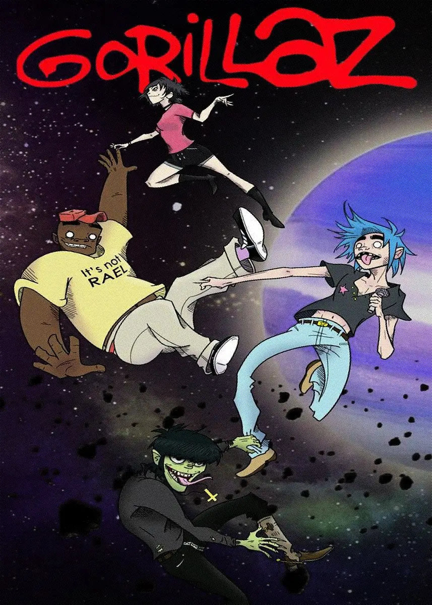Gorillaz Anime Collection - Canvas & Curio