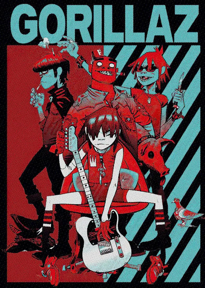 Gorillaz Anime Collection - Canvas & Curio