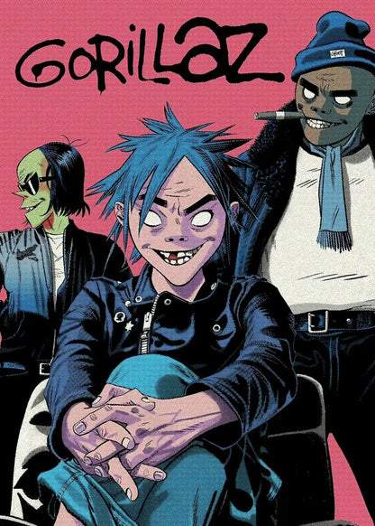 Gorillaz Anime Collection - Canvas & Curio