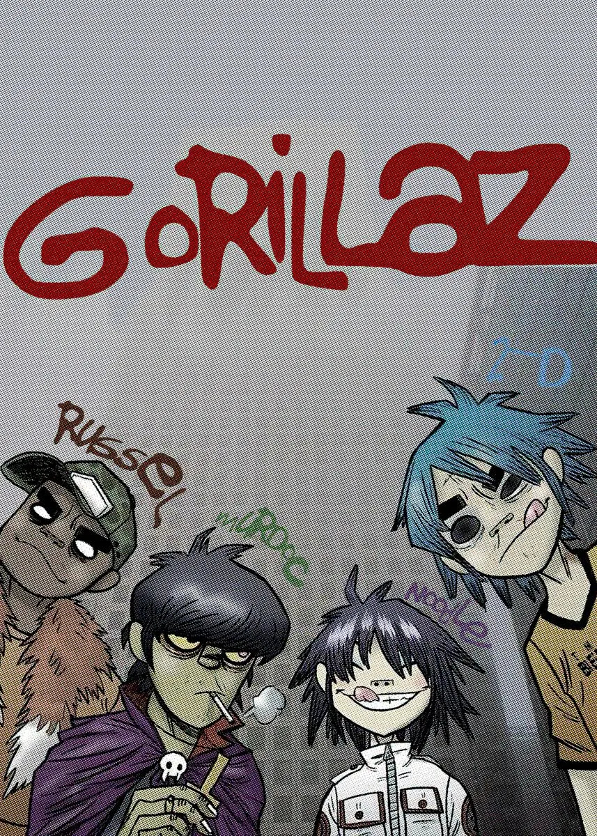 Gorillaz Anime Collection - Canvas & Curio