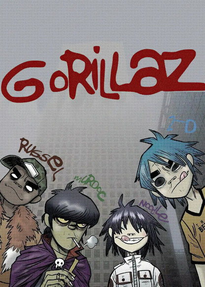 Gorillaz Anime Collection - Canvas & Curio