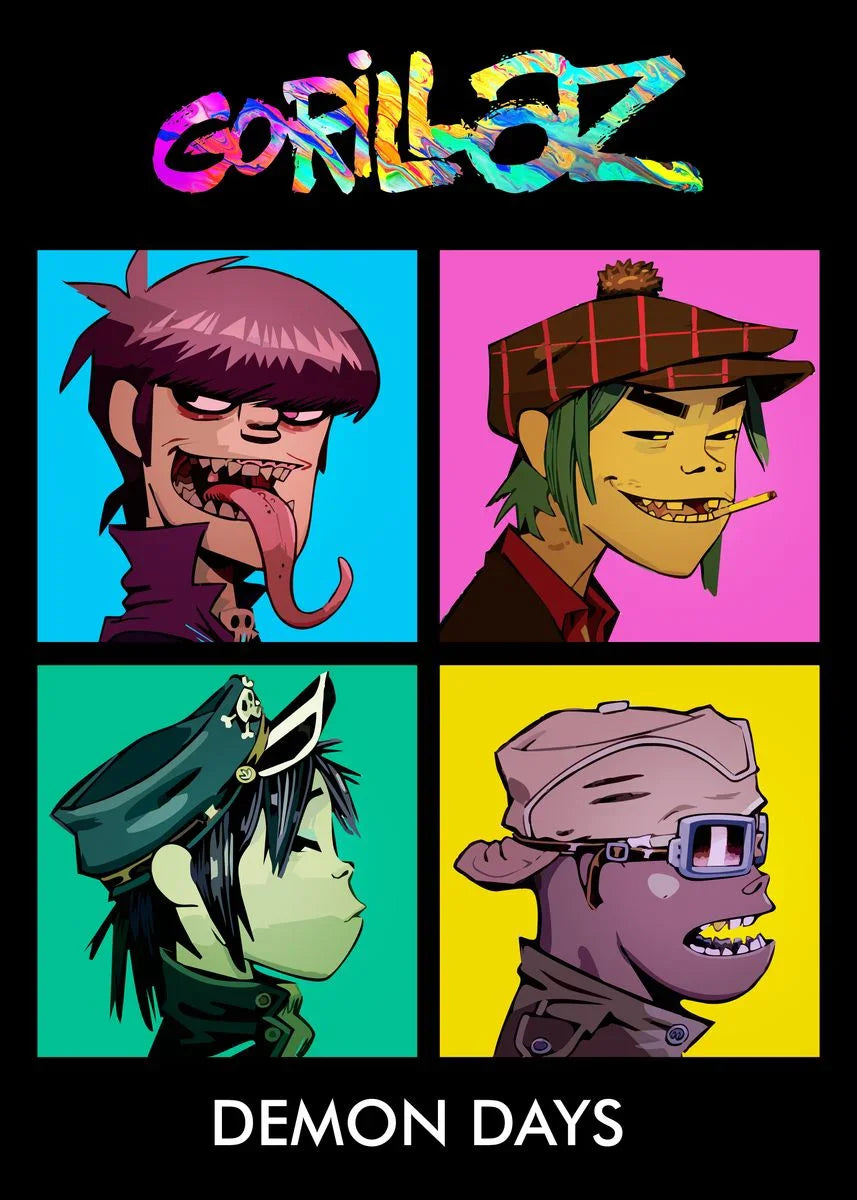 Gorillaz Anime Collection - Canvas & Curio