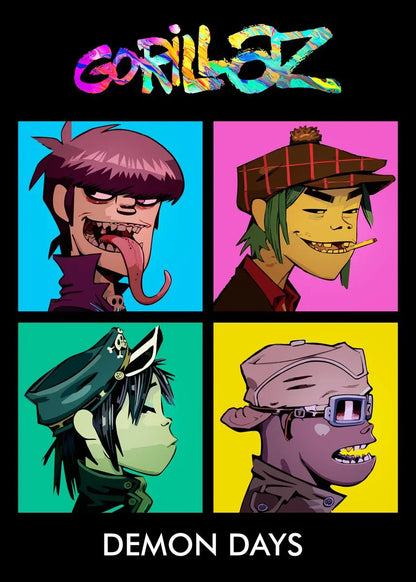 Gorillaz Anime Collection - Canvas & Curio