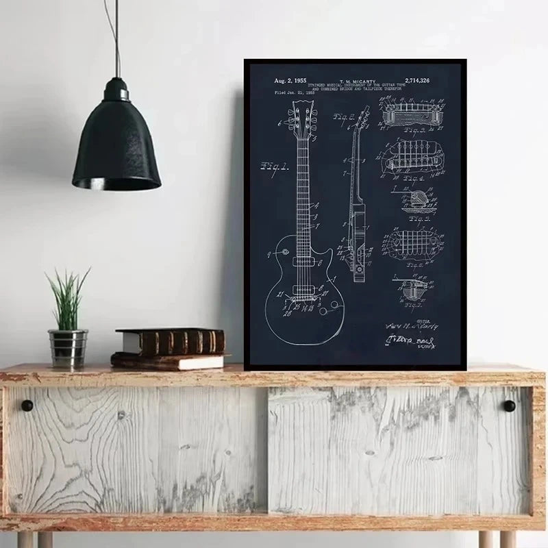 Musical Blueprint Collection - Canvas & Curio